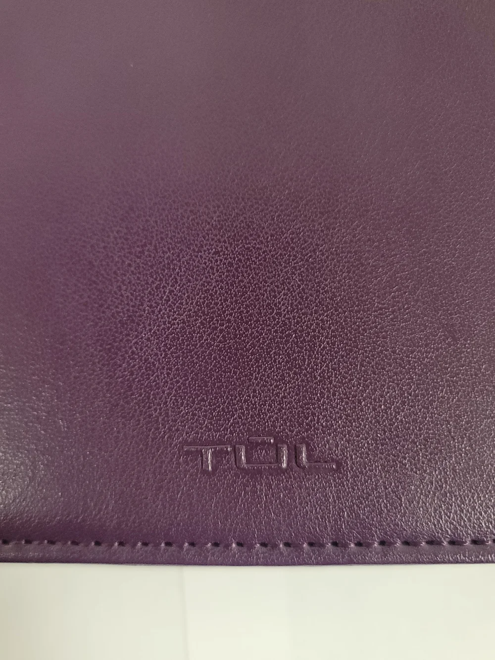 TUL Discbound Notebook Genuine Leather Cover Purple Letter Size